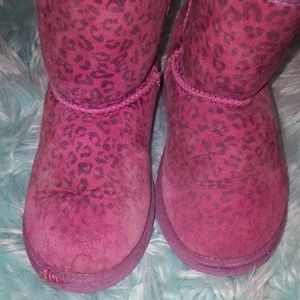 UGG pink leopard print  boots